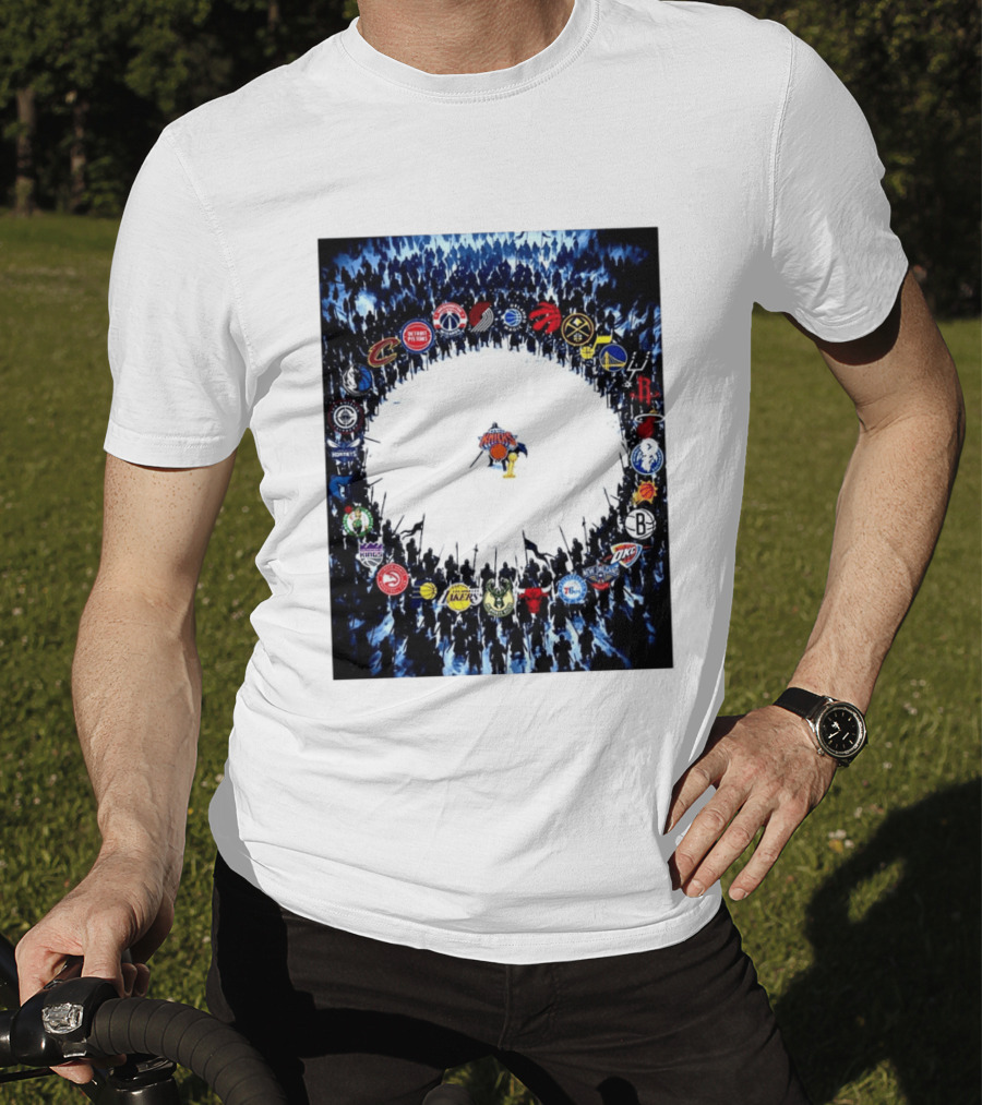 New York Knicks NBA Opponents Rivalry Battle Meme T-Shirt