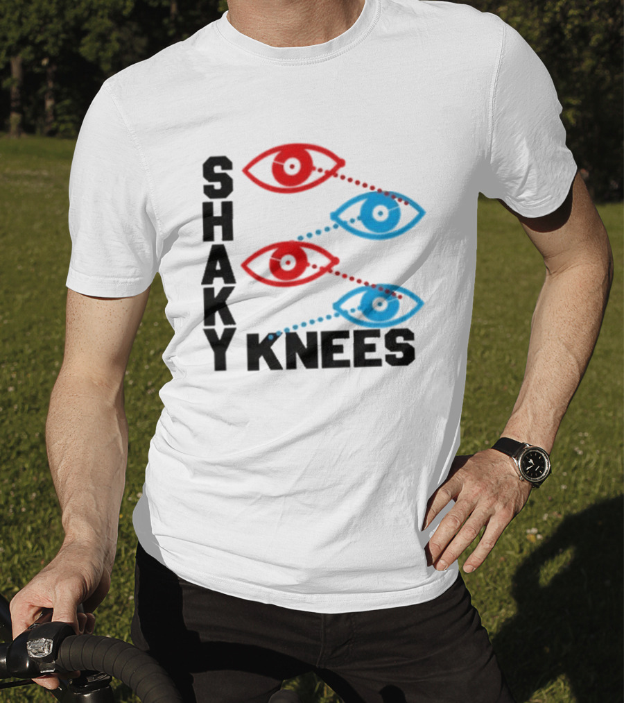 Shaky Knees Festival 2026 Piedmont Park Atlanta GA September 18 20 Red Blue Eye T-Shirt