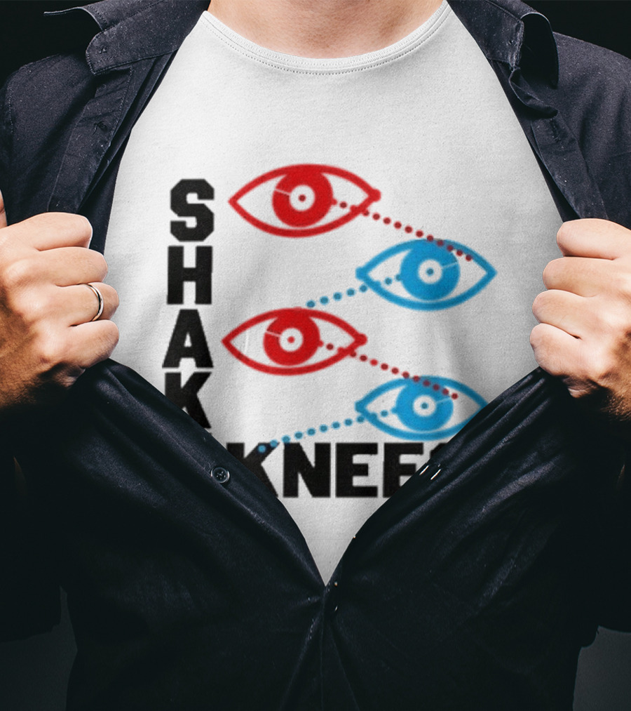 Shaky Knees Festival 2026 Piedmont Park Atlanta GA September 18 20 Red Blue Eye T-Shirt