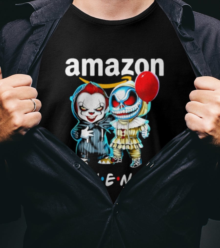 Amazon Pennywise Skellington Friends Halloween 2026 T-Shirt