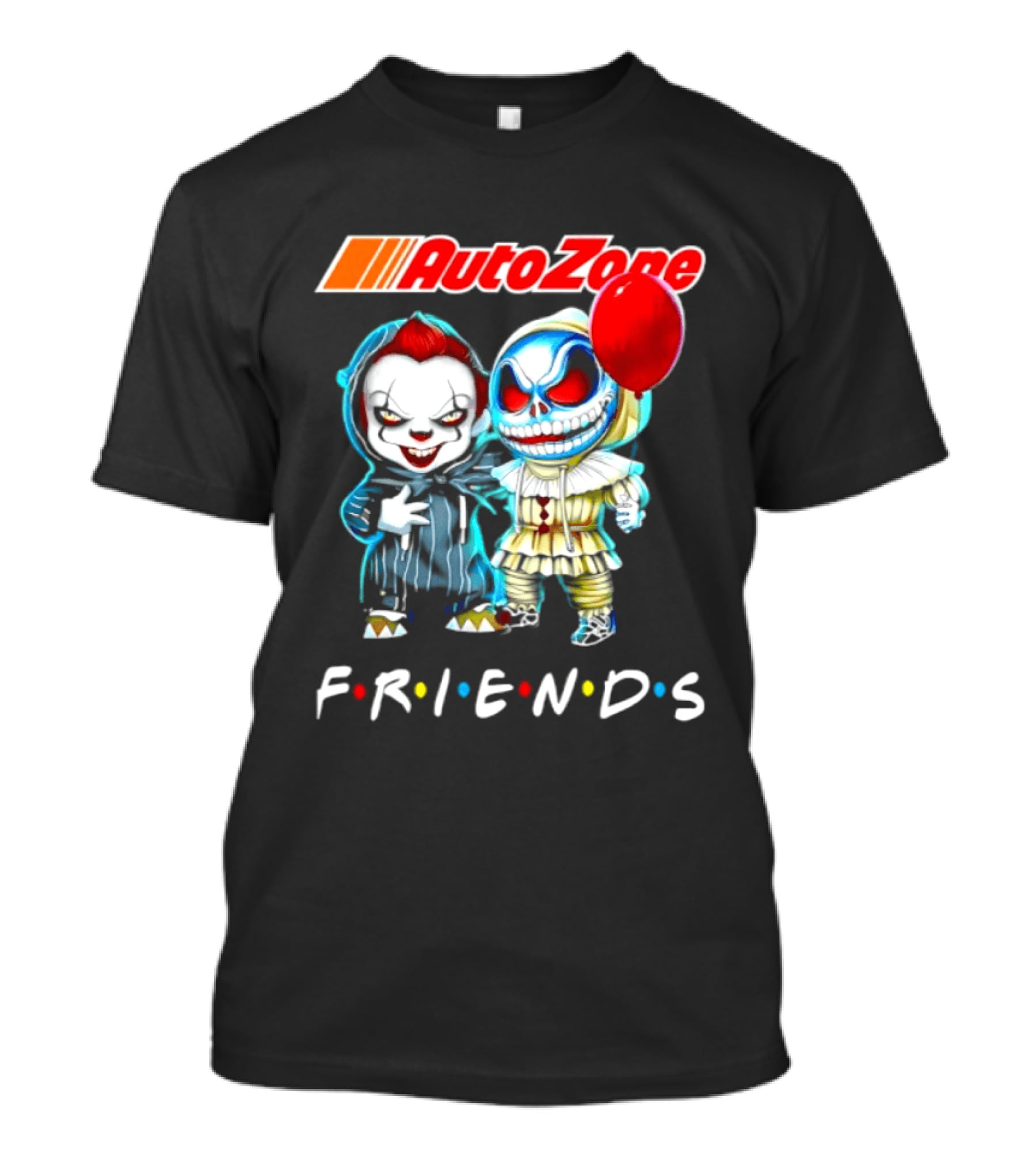 AutoZone Pennywise Skellington Friends 2026 Halloween Event T-Shirt
