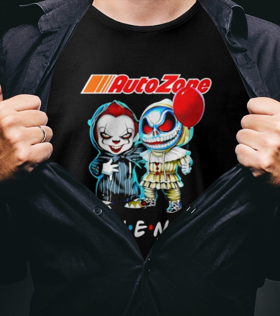 AutoZone Pennywise Skellington Friends 2026 Halloween Event T-Shirt