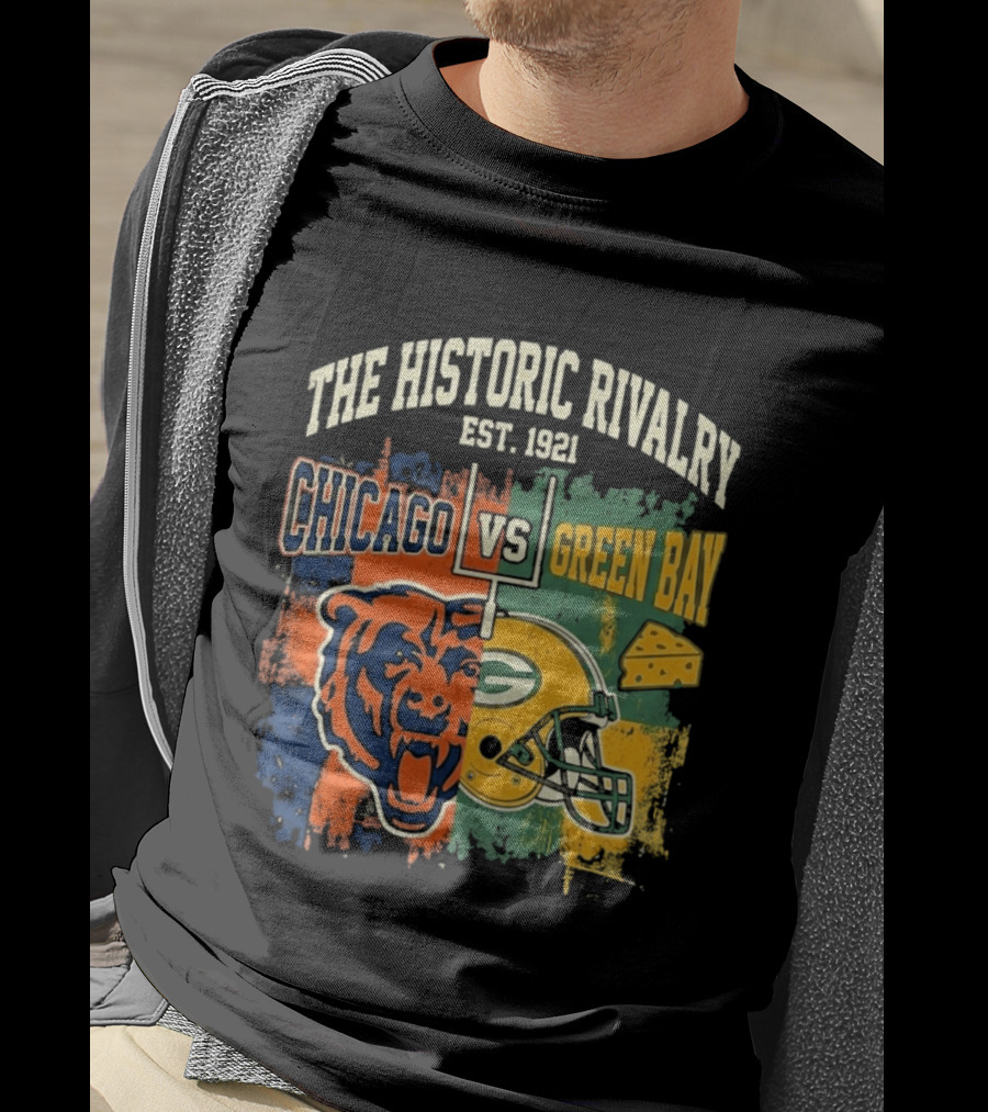 The Historic Rivalry Chicago Vs Green Bay Est 1921 T-Shirt
