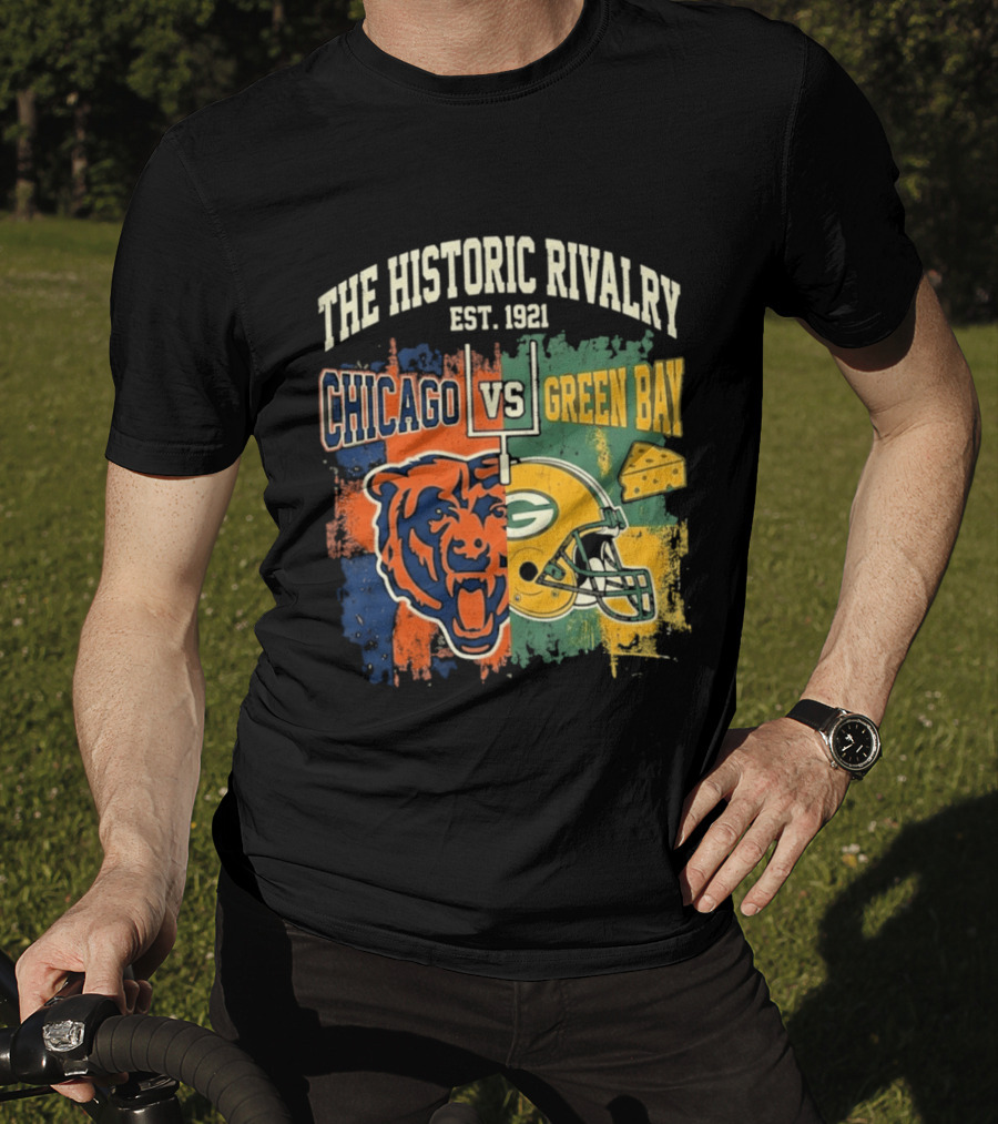 The Historic Rivalry Chicago Vs Green Bay Est 1921 T-Shirt