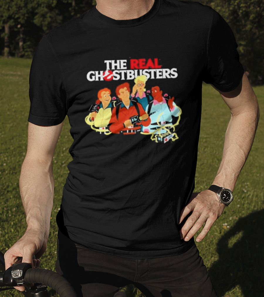 The Real Ghostbusters Investigators Retrokid Store Classic 80s Cartoon Team T-Shirt