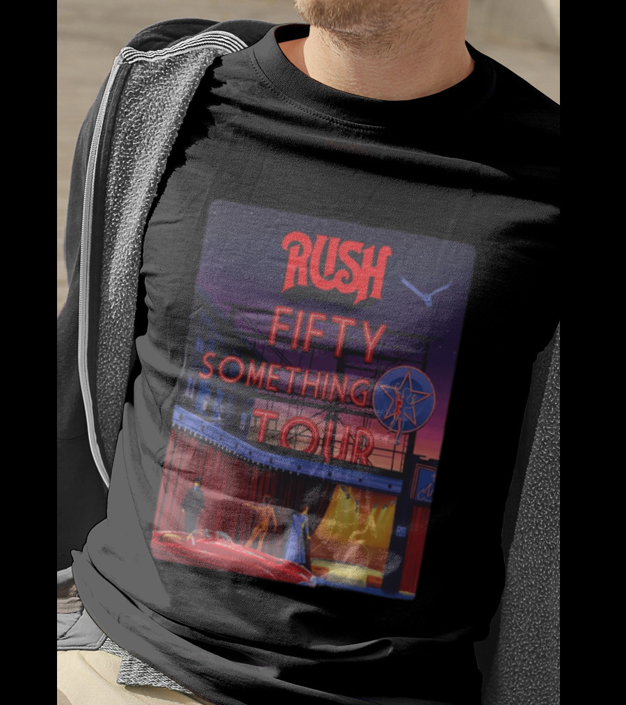 Rush Fifty Something Tour Climate Pledge Arena Seattle WA Oct 10th 12th 2026 T-Shirt