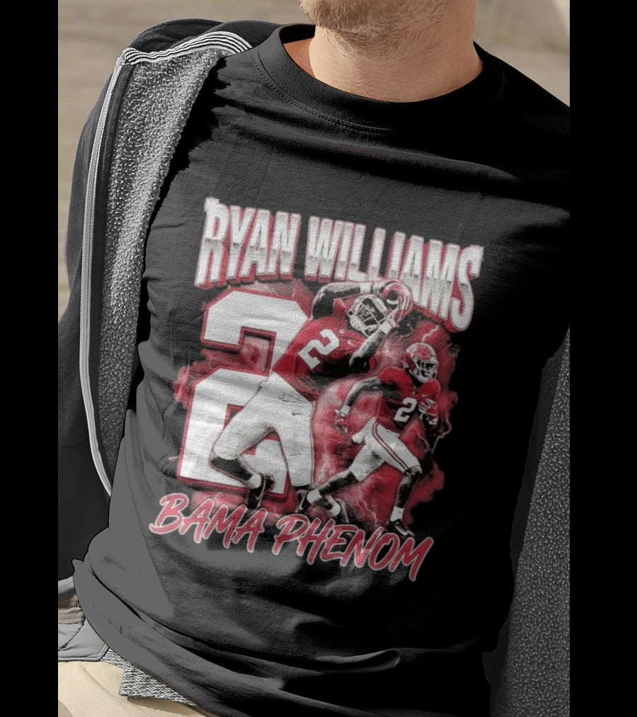 Ryan Williams Number 2 Bama Phenom Football T-Shirt