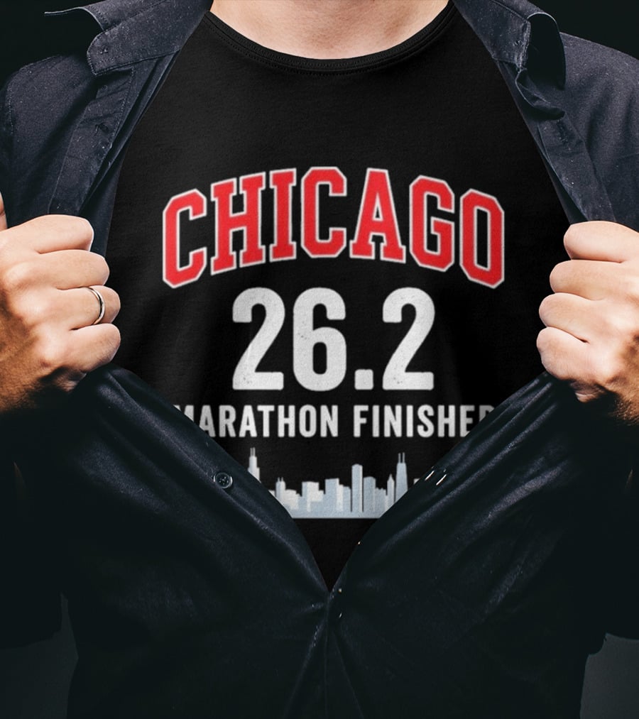 Chicago 26.2 Marathon Finisher T-Shirt