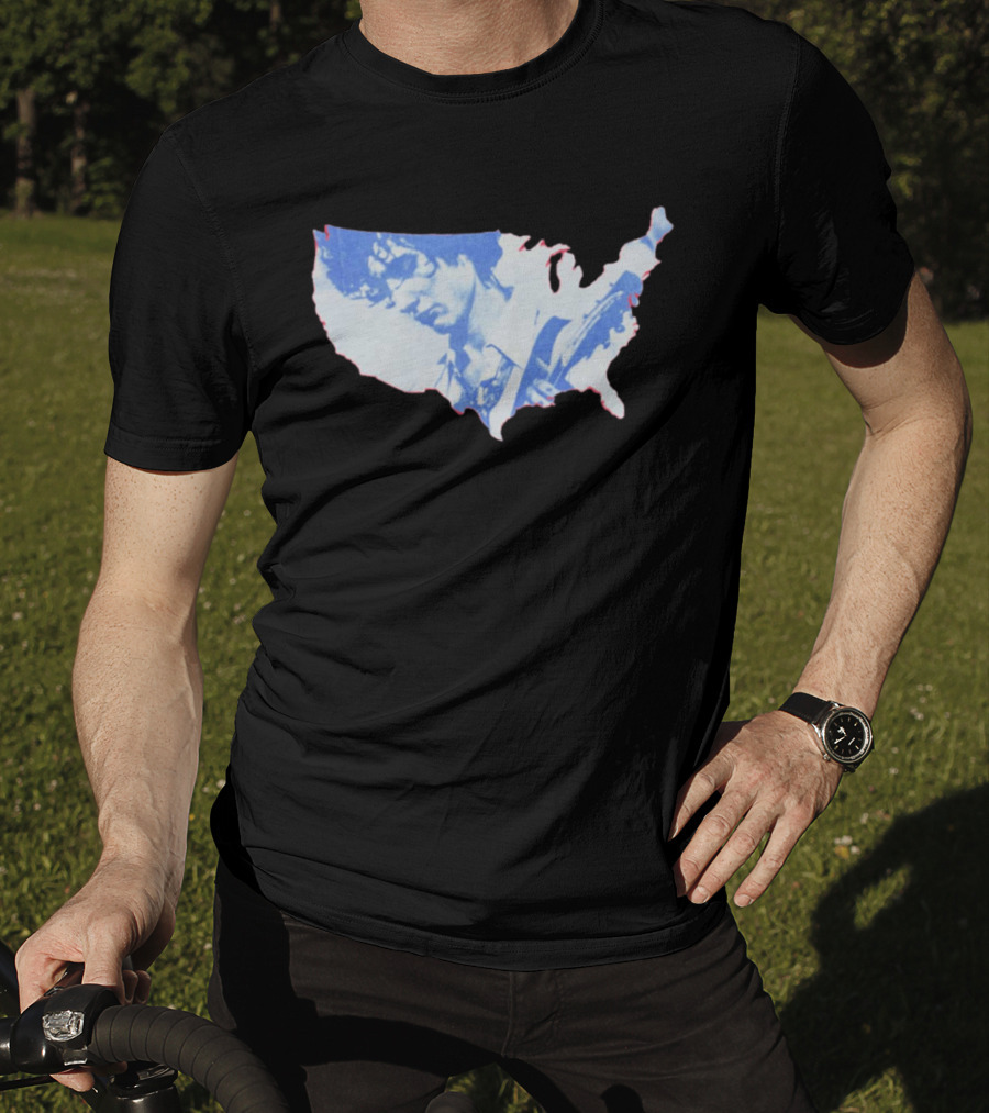 Sombr 2026 You Are The Reason Tour America USA Guitarist Map T-Shirt