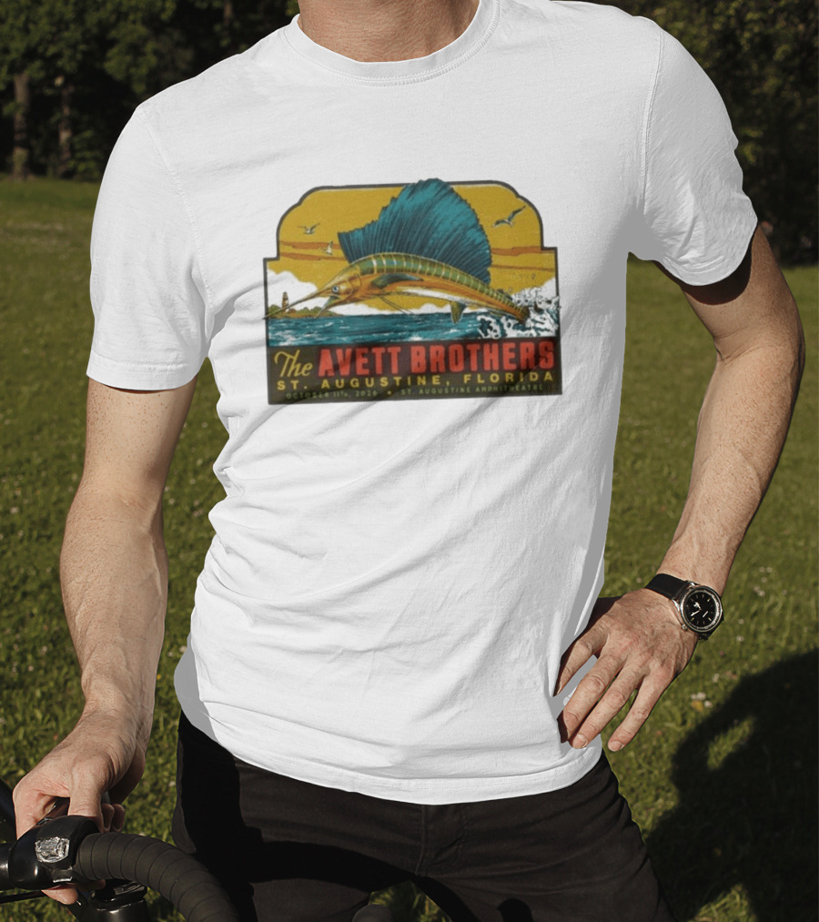 The Avett Brothers St. Augustine Florida October 11 2026 Amphitheatre Tour T-Shirt
