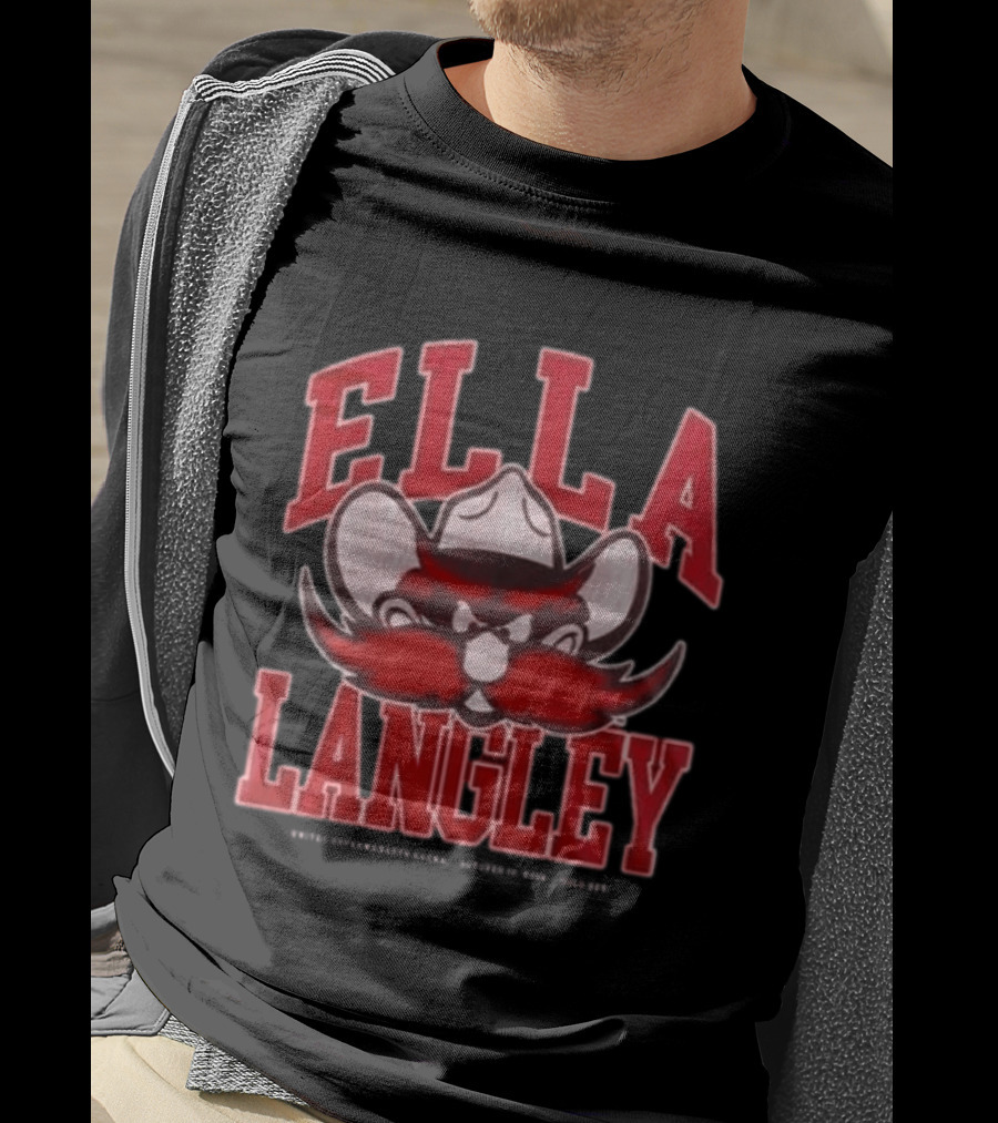 Ella Langley Texas Tech Red Raiders Dandelion Tour 2026 Cowboy T-Shirt
