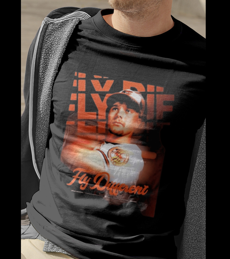 Gunnar Henderson Orioles Fly Different Baltimore Baseball T-Shirt