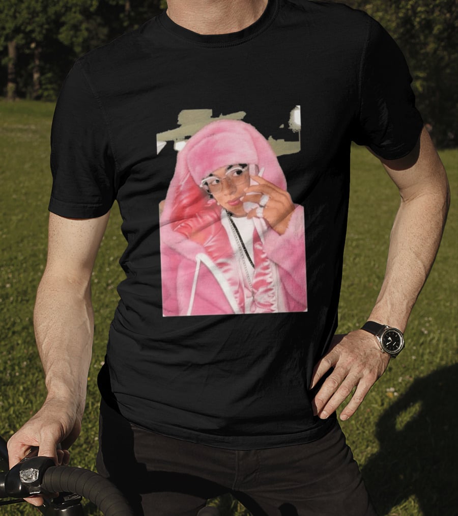 Hasan Piker Pink Fur Coat Style Darializa T-Shirt