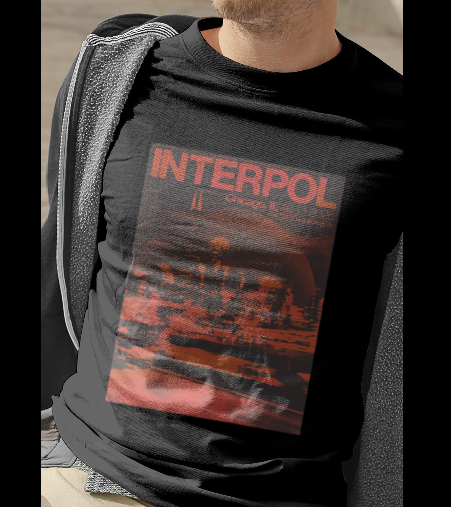 Interpol Chicago IL The Salt Shed Fairgrounds October 11 2026 Skyline Event T-Shirt