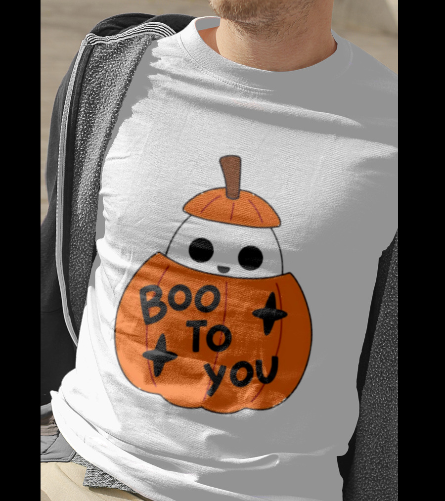 Boo To You 2026 Halloween Ghost In Pumpkin T-Shirt