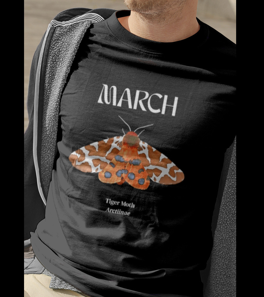 March Tiger Moth Arctiinae T-Shirt