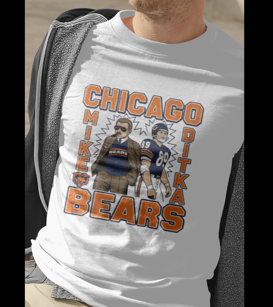 Chicago Bears Mike Ditka Classic Football Legend T-Shirt