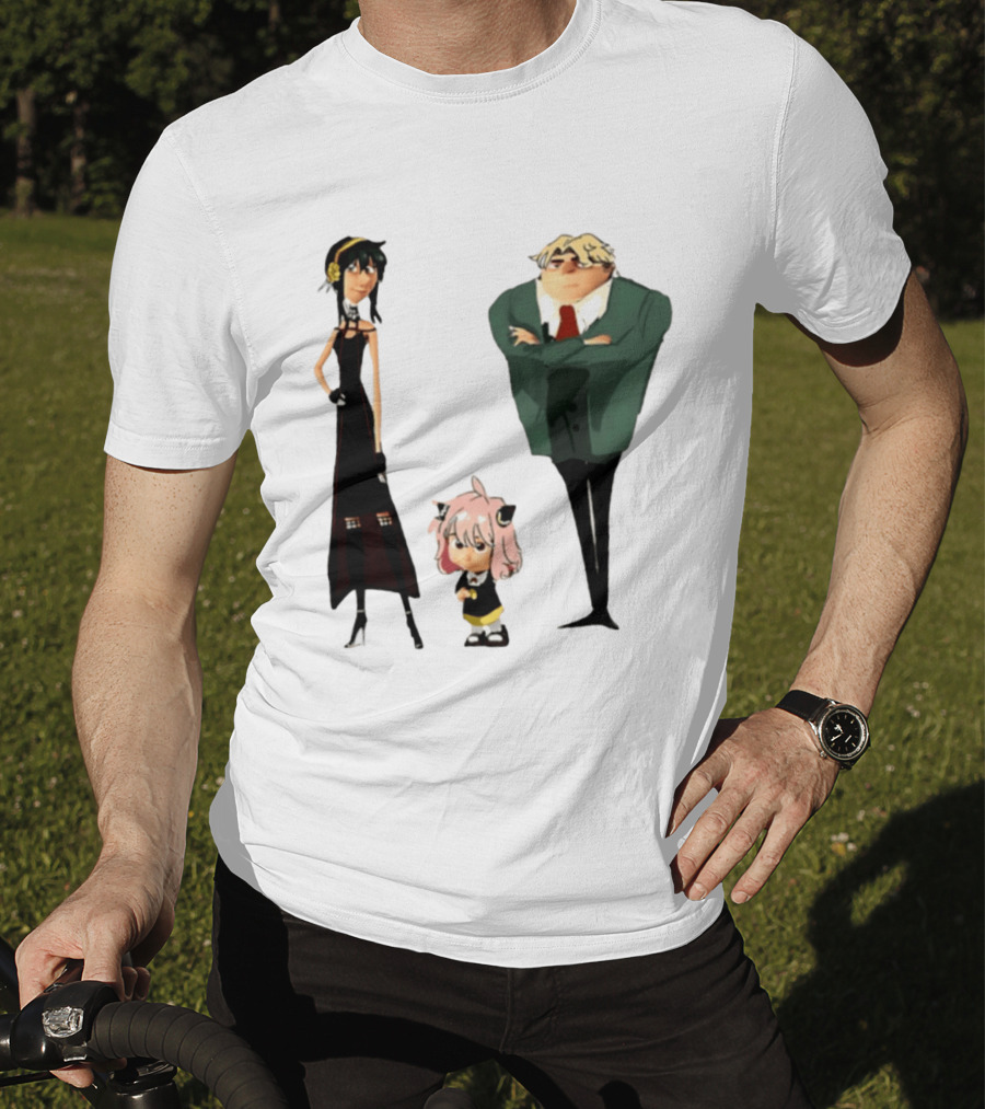 Despicable Me Spy X Family Crossover Cartoon Characters Meme T-Shirt