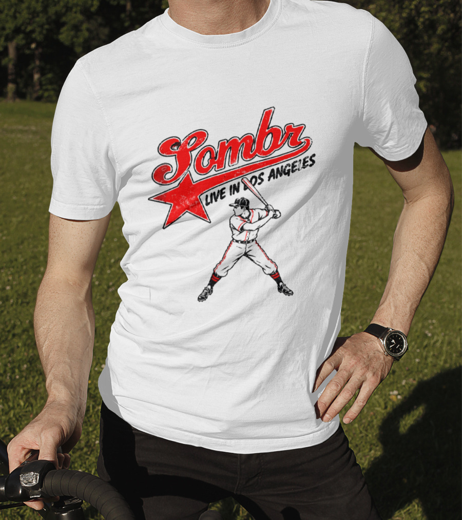 Sombr Live In Los Angeles 2026 Baseball Event At The Forum October 10 2026 T-Shirt