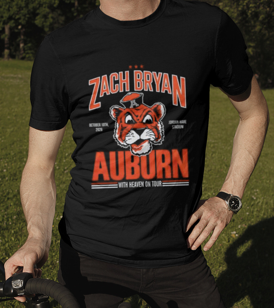 Zach Bryan Auburn Tigers 2026 Tour Event T-Shirt