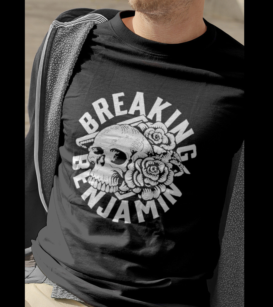 Breaking Benjamin Skull Roses 2026 Texas Tour T-Shirt