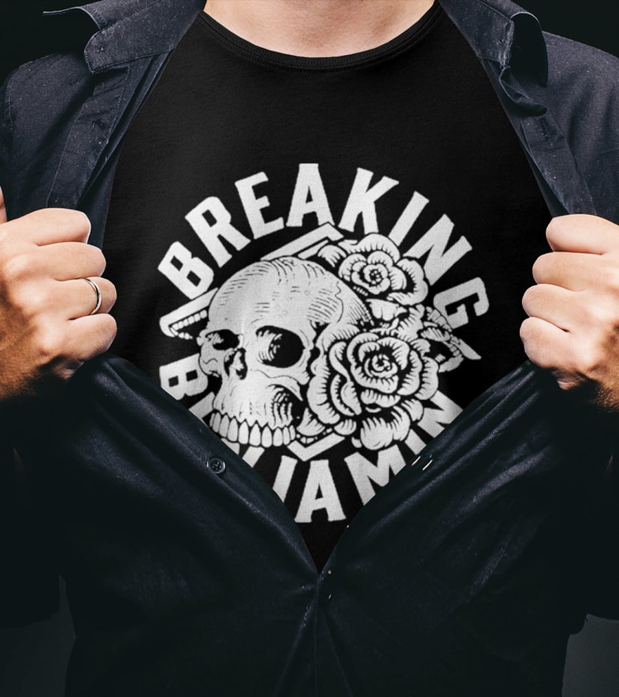 Breaking Benjamin Skull Roses 2026 Texas Tour T-Shirt