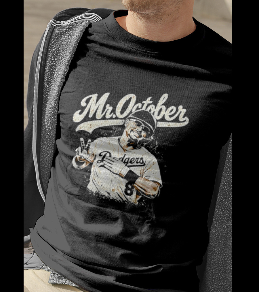 Mr October Dodgers Baseball Kike Hernandez Player T-Shirt