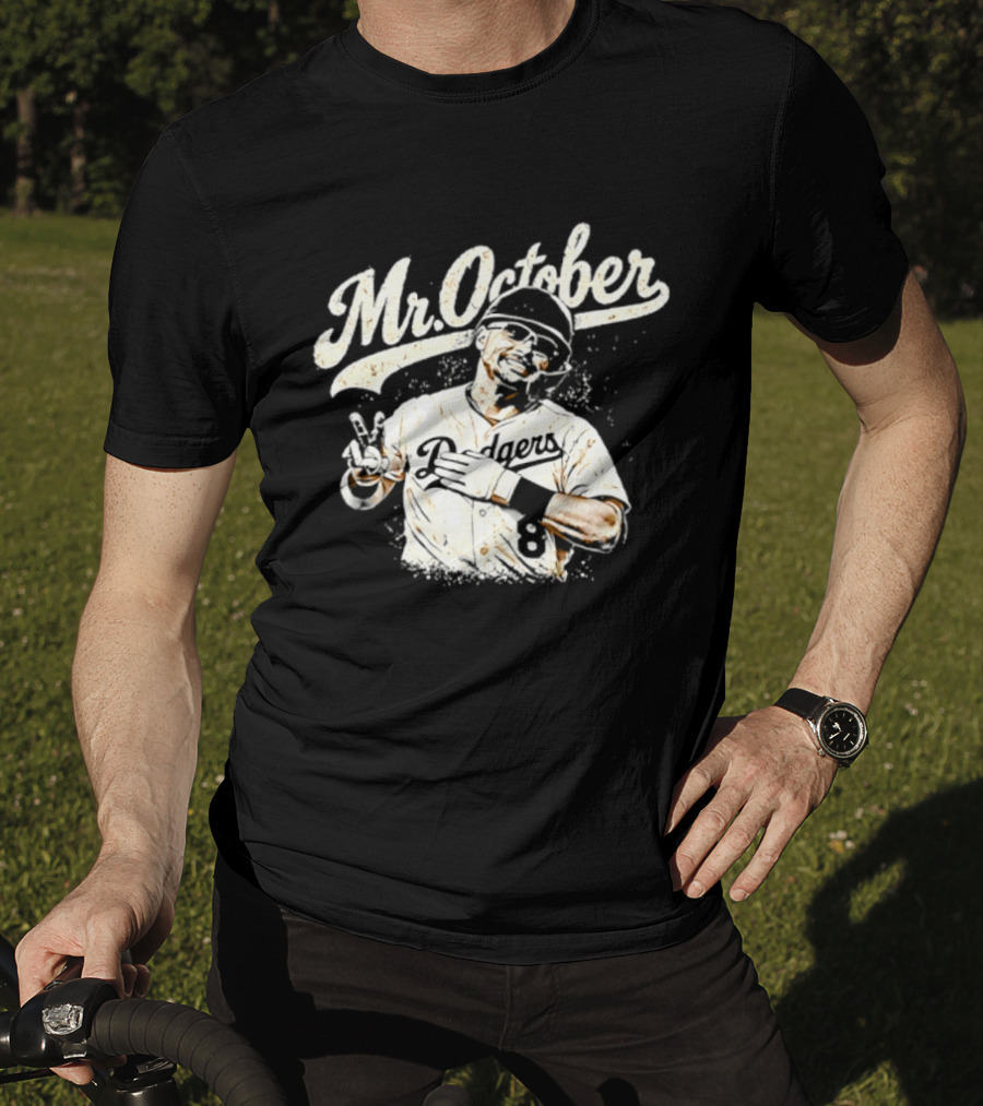 Mr October Dodgers Baseball Kike Hernandez Player T-Shirt