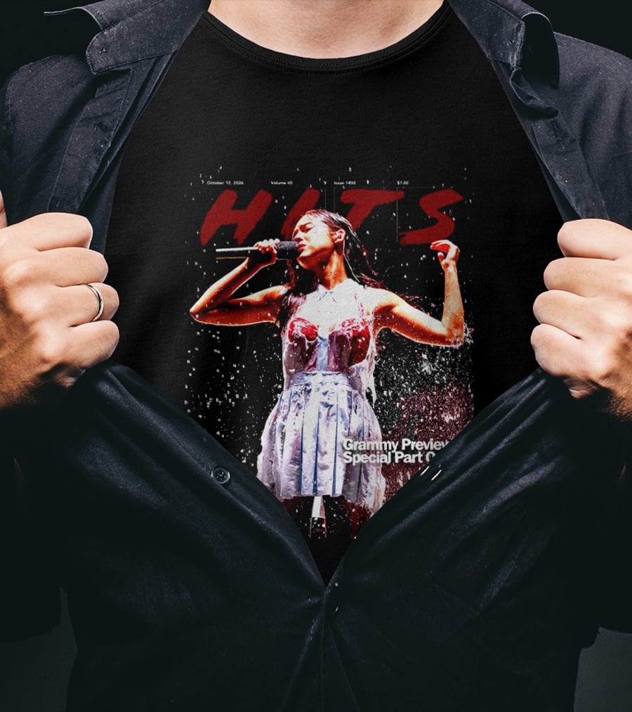 Olivia Rodrigo Hits Daily Double Issue 1458 Grammy Preview October 12 2026 T-Shirt