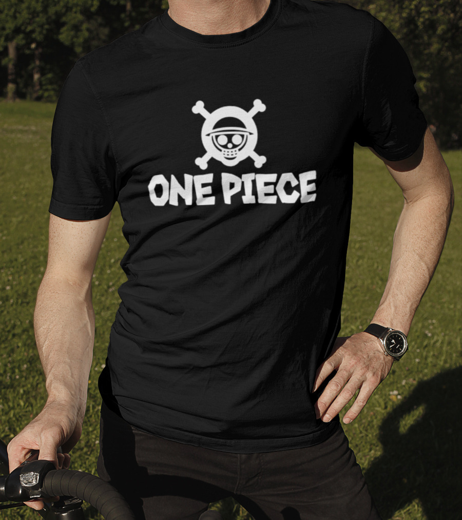 One Piece Straw Hat Skull And Crossbones Anime T-Shirt