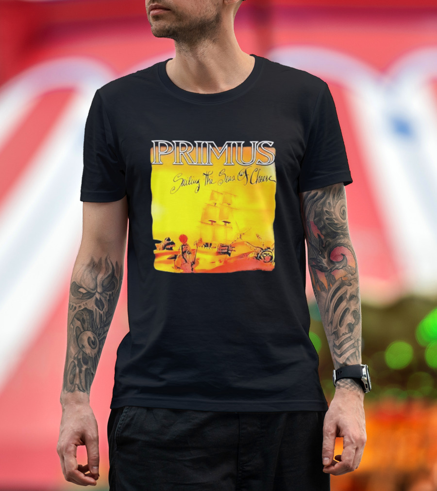 Primus Sailing The Seas Of Cheese Album Art Les Claypool T-Shirt