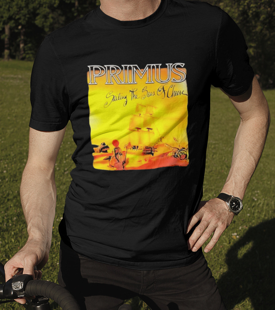 Primus Sailing The Seas Of Cheese Album Art Les Claypool T-Shirt