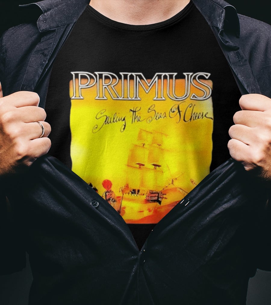 Primus Sailing The Seas Of Cheese Album Art Les Claypool T-Shirt