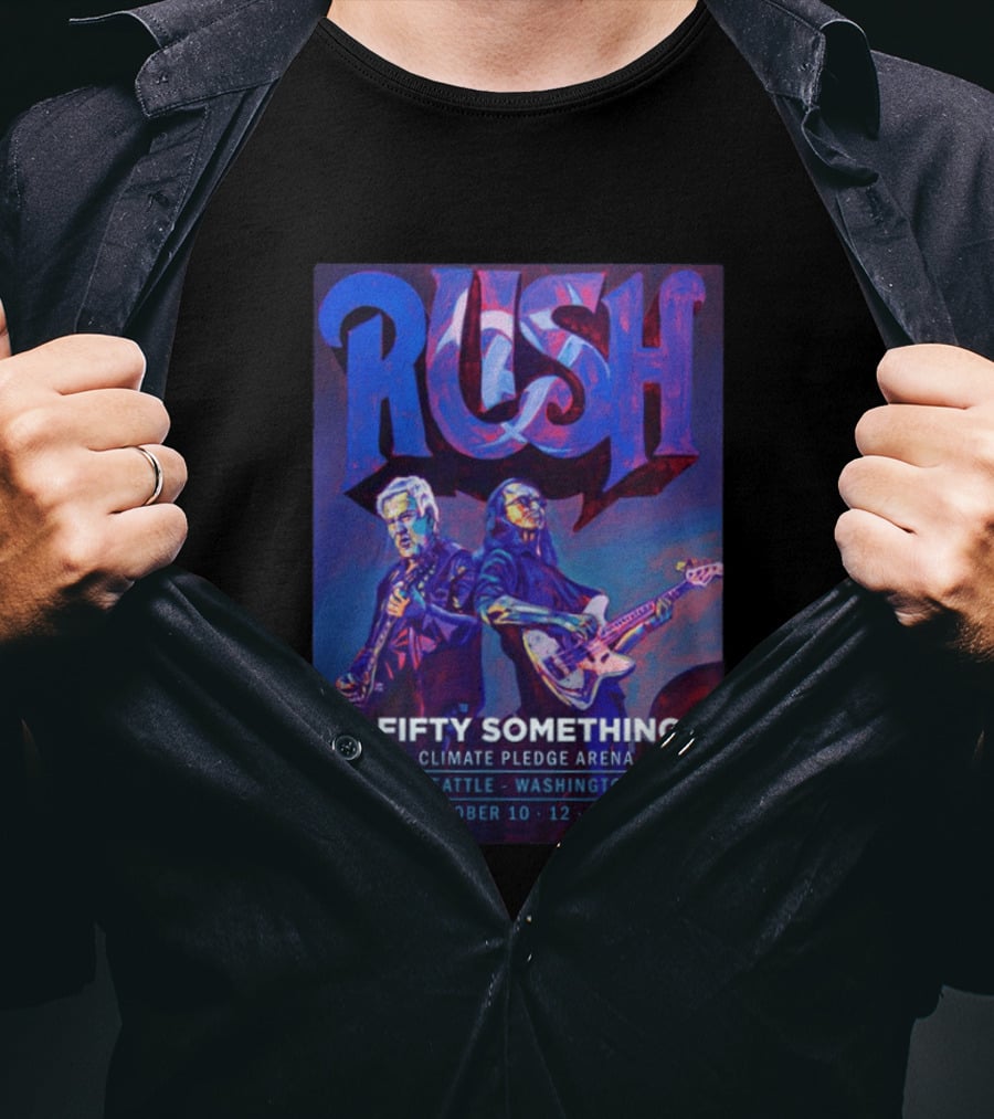 Rush Fifty Something Tour 2026 Climate Pledge Arena Seattle Washington October 10th & 12th T-Shirt
