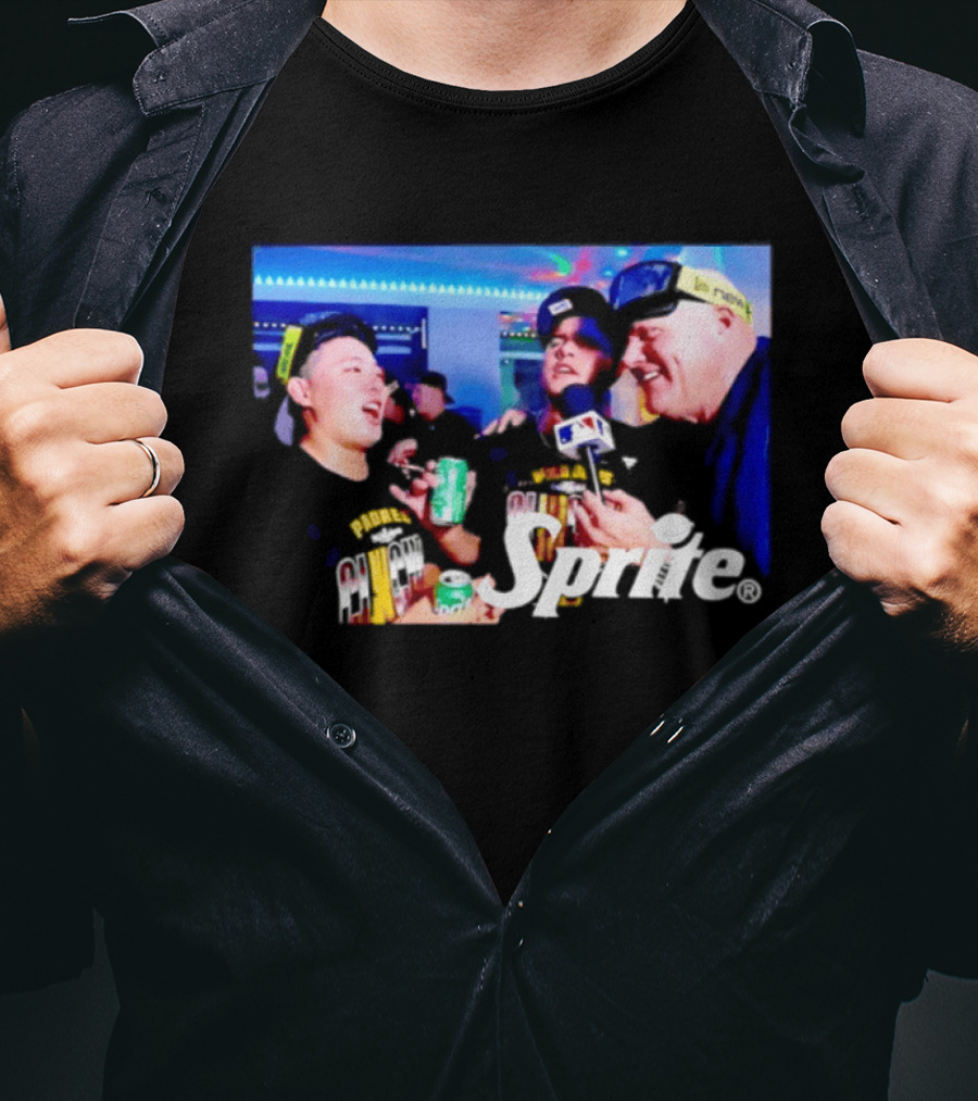 Sprite X Yuki Matsui San Diego Padres Celebration MLB Baseball T-Shirt