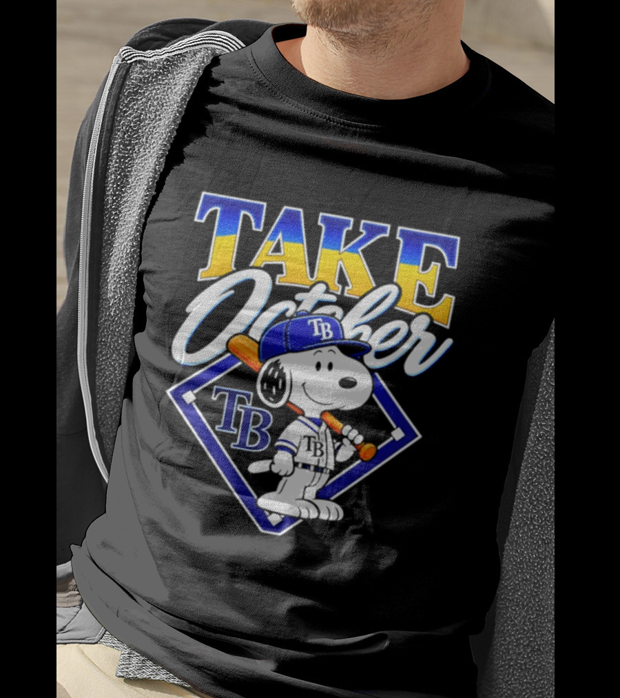 Tampa Bay Rays Take October Snoopy TB 2026 Postseason T-Shirt