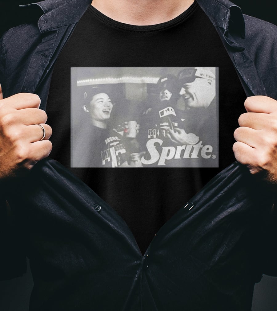Yuki Matsui Sprite Bootleg Baseball NT Paradise NOSML Drink Fun T-Shirt