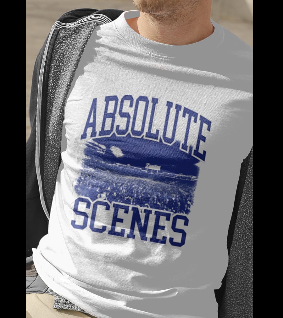Absolute Scenes Lexington Blue Stadium Crowd Event T-Shirt