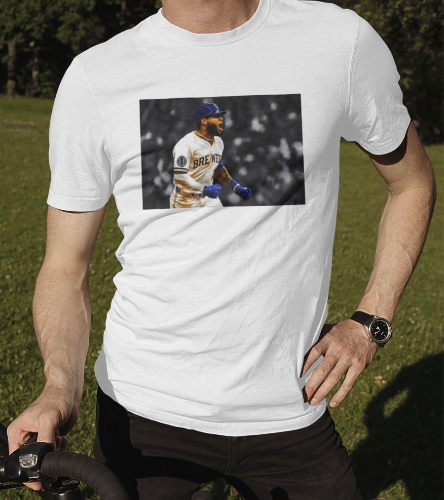 Milwaukee Brewers Player Celebration NLCS Homage T-Shirt