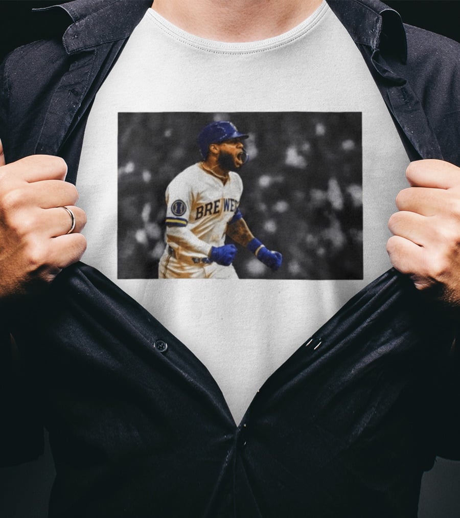 Milwaukee Brewers Player Celebration NLCS Homage T-Shirt