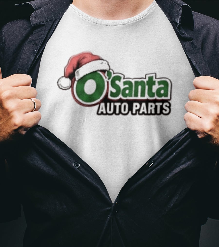 O'Reilly Auto Parts Santa Christmas Humor Mechanic Lovers T-Shirt