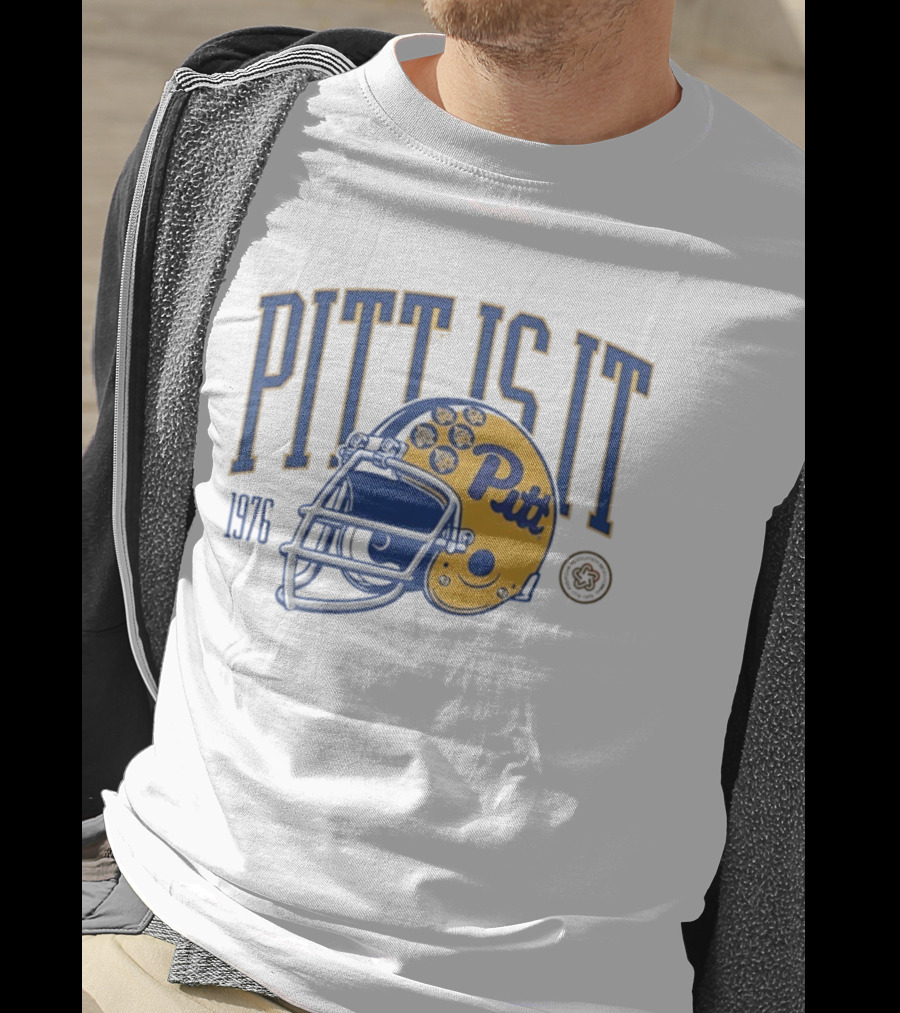 Pitt Is It National Champs 1976 Football Helmet T-Shirt