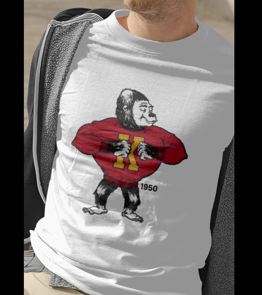 Pitt State Athletics Gorilla 1950 Vintage K Letter Sweater T-Shirt