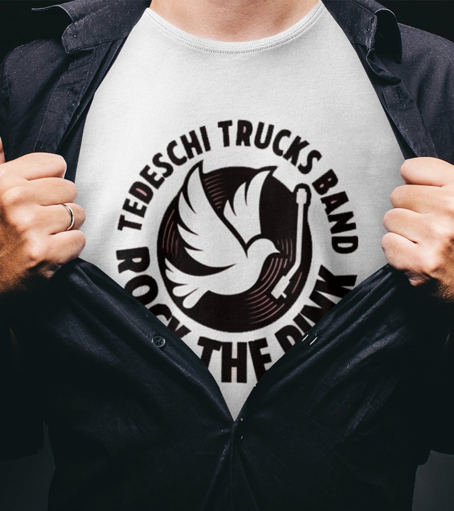 Tedeschi Trucks Band Rock The Pink 2026 Dove Vinyl Drumstick T-Shirt