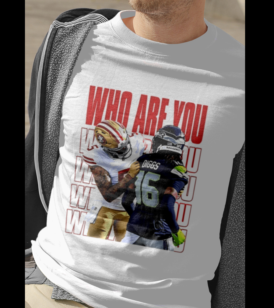 Who Are You Football Viral Moment Mike Evans Vs Trevon Diggs T-Shirt