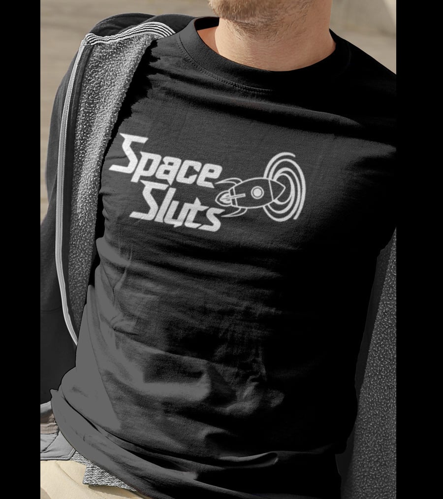 Space Sluts Rocket Design Cecil Nyx T-Shirt