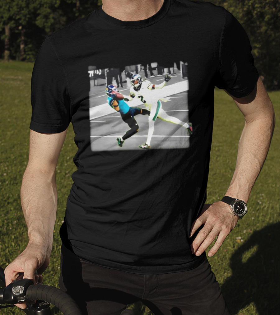 Jacksonville Jaguars Vs Philadelphia Eagles NFL Duel Action T-Shirt