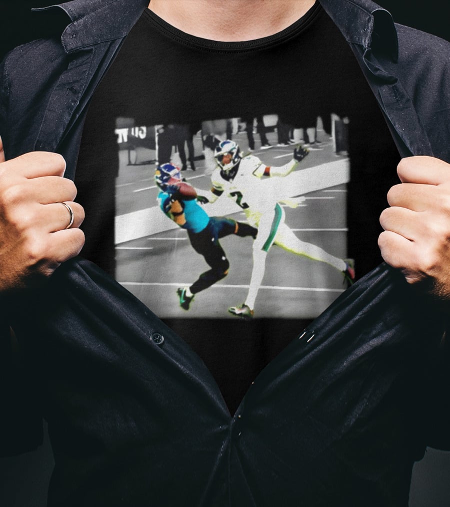 Jacksonville Jaguars Vs Philadelphia Eagles NFL Duel Action T-Shirt