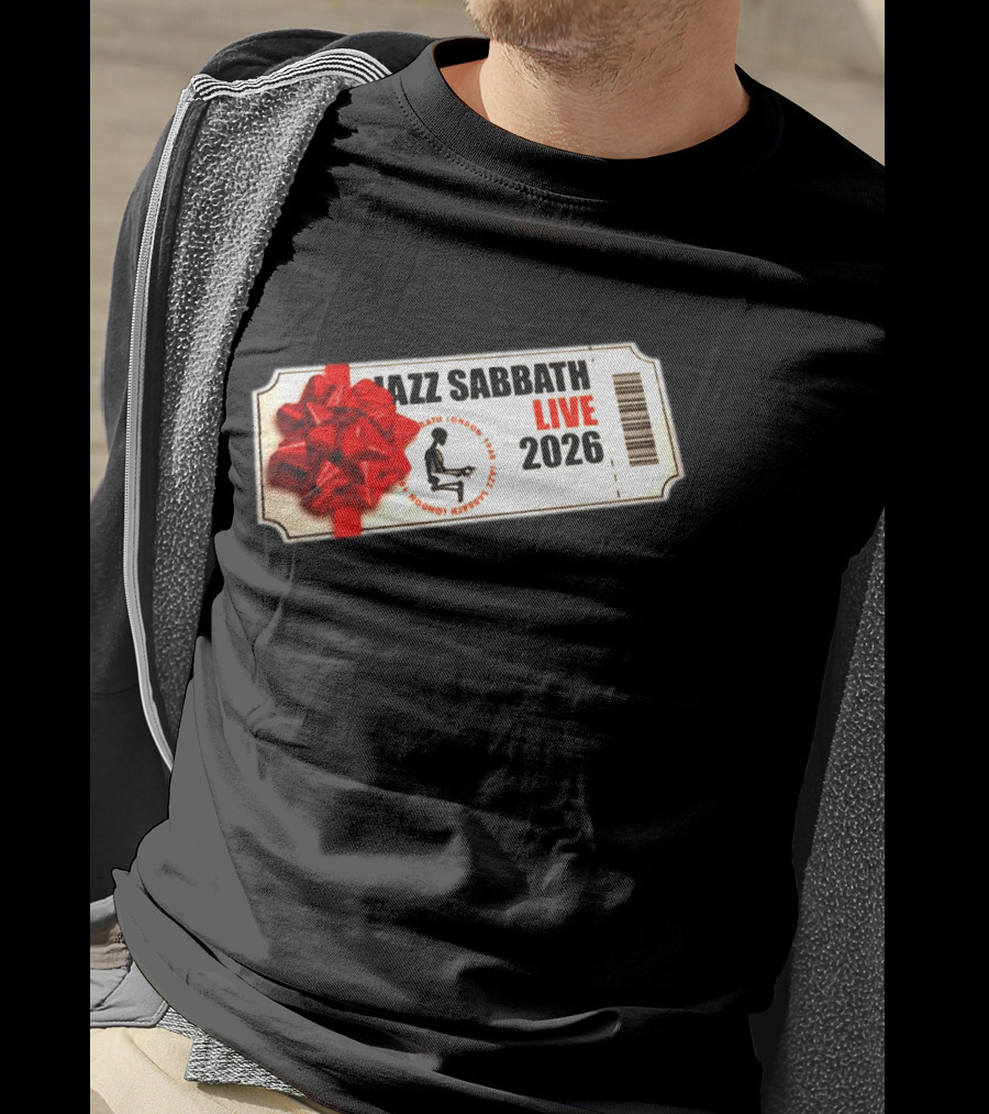 Jazz Sabbath Live 2026 Ticket With Red Bow T-Shirt