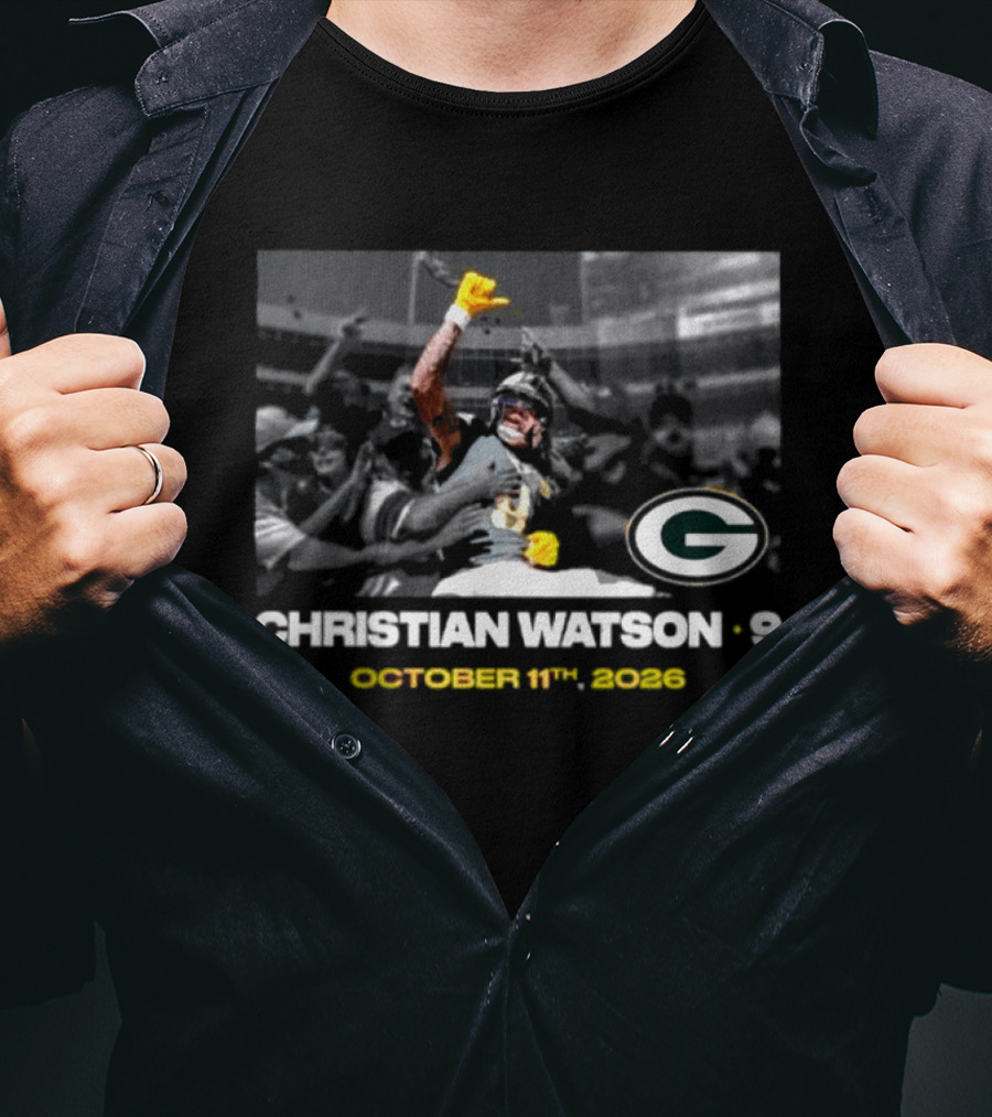 Christian Watson Green Bay Packers October 11th 2023 T-Shirt